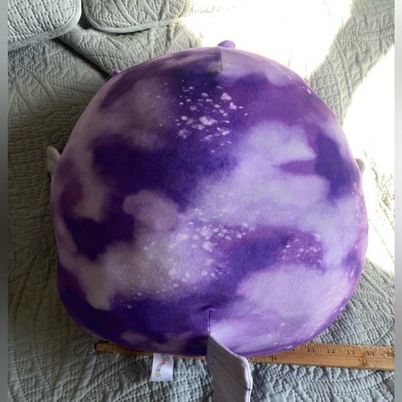 14 inch squishamallow purple tie dye easton the angler fish new condition - Picture 3 of 5